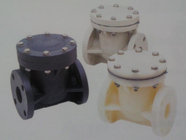 HI-PVC止回阀 PVDF止回阀 树脂止回阀 旋启式止回阀